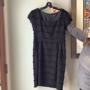 Nanette Lepore black midi dress
